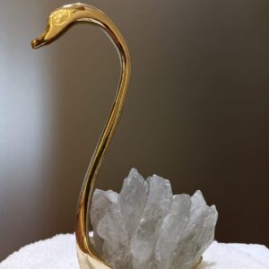 GREEN AVENTURINE SWAN